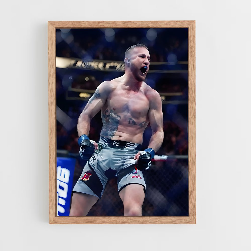 Poster Fight Club Gaethje – affiche MMA (vue 4)